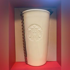 Starbucks office white ceramic cup